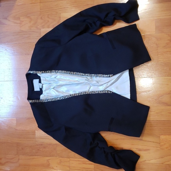 H&M Jackets & Blazers - H & M Slightly Cropped Blazer with metallic beading detail